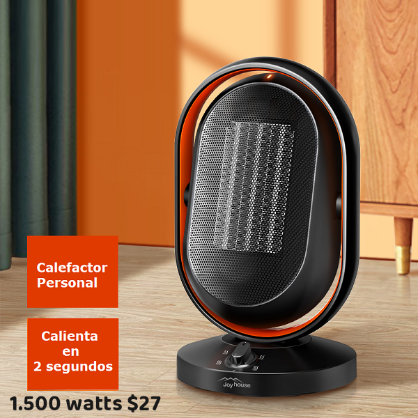 Calefactor eléctrico 1.500 watts